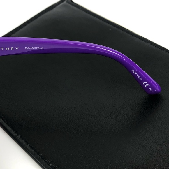 Stella McCartney Purple Oversized Cat Eye Sunglasses